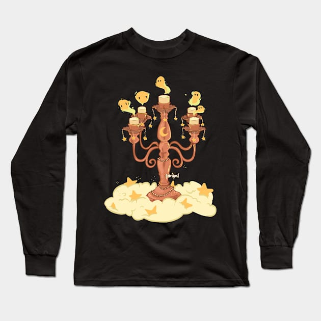 Enchanted Candelabra Long Sleeve T-Shirt by paintdust